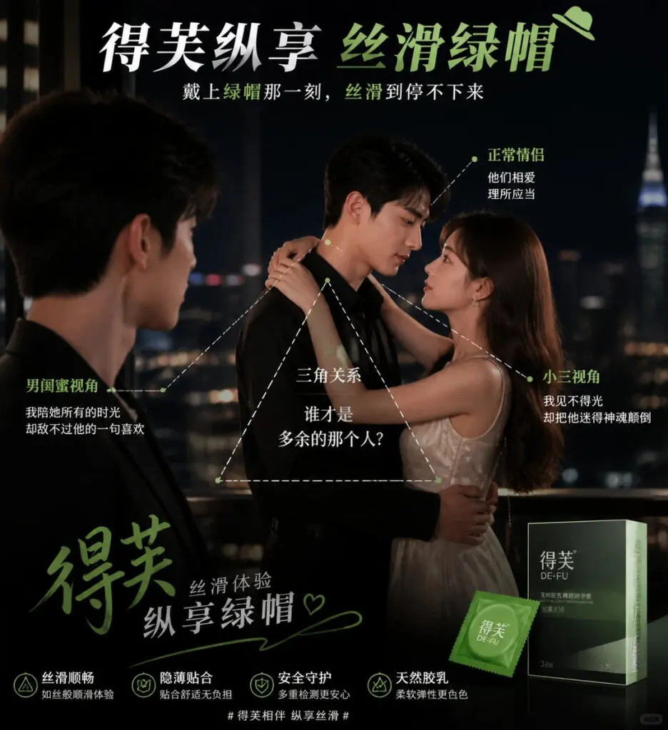 Campaign still from Dove China's Qixi video, third scene in the narrative sequence