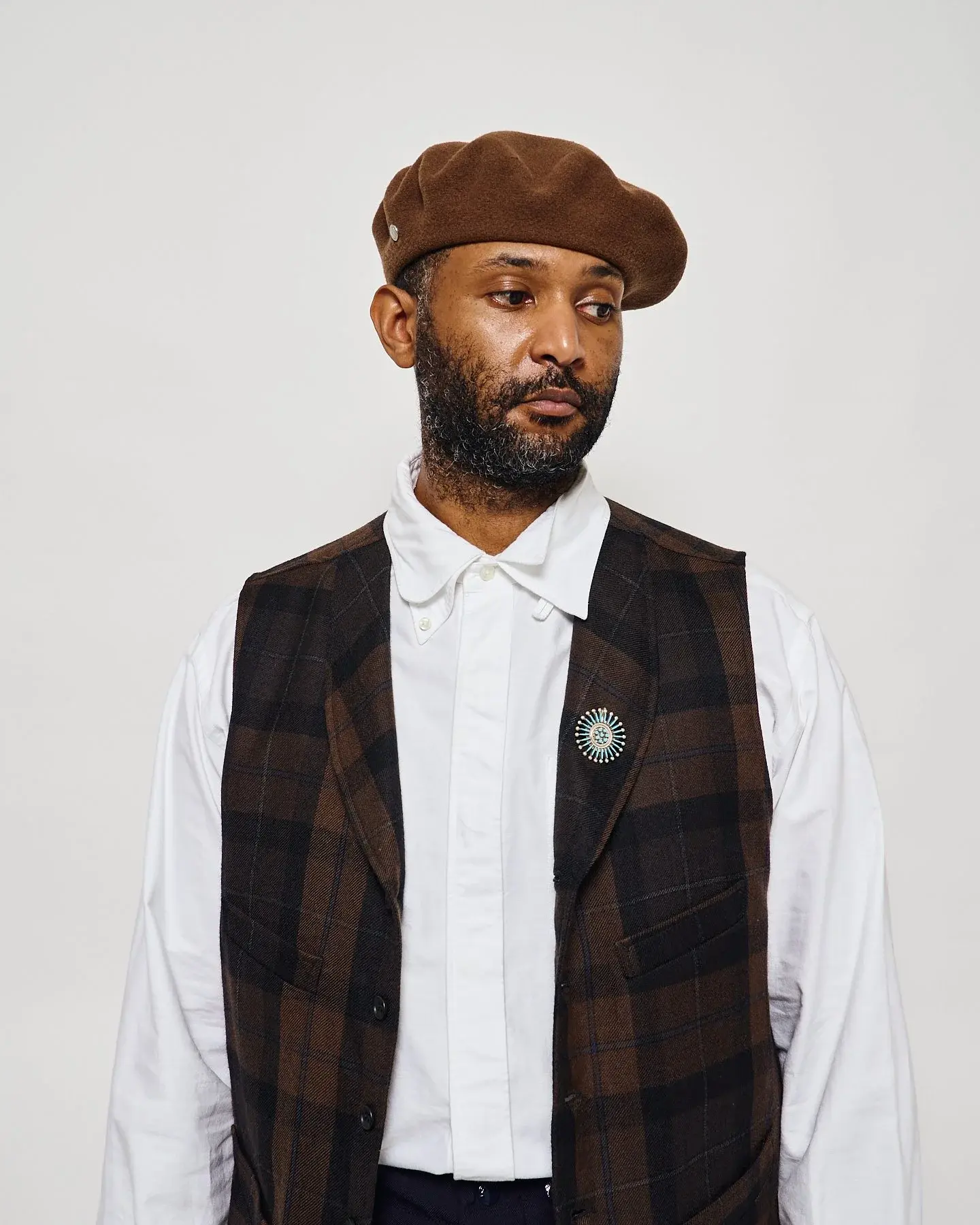 Detail shot of the Engineered Garments x Kamakura Classics collaboration garment