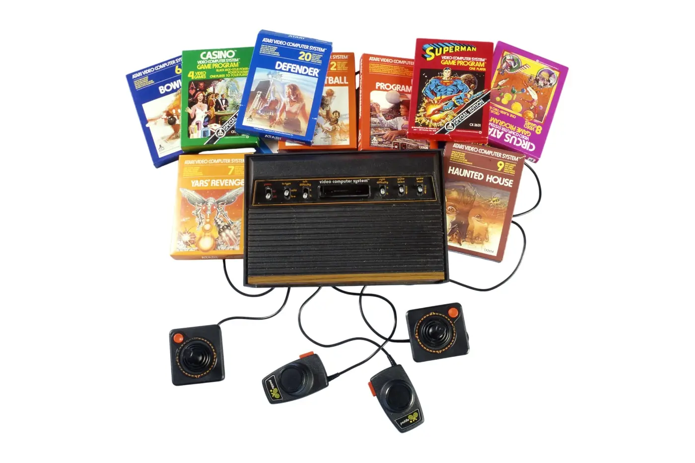 Visual representation of Atari arcade game properties included in Universal Pictures partnership